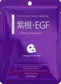 Тканевая маска для лица MITOMO Lithospermum + EGF Mask, с экстрактом воробейника и EGF-фактором, 1шт.
