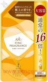 Парфюмированный кондиционер-ополаскиватель для белья NS FAFA JAPAN Fine Fragrance Beaute, с ароматом свежей зелени, персика, магнолии, сандалового дерева и кедра, сменная упаковка, 800мл.